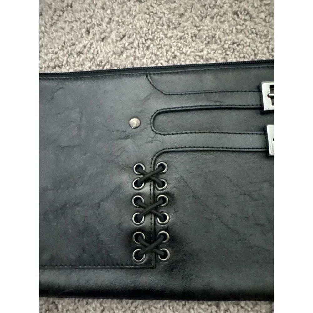 Danier Black Italian Leather Crossbody Bag